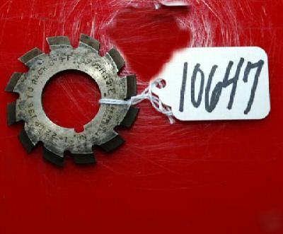 Brown & sharpe gear milling cutter no. 1-22 dp: