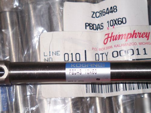 Koganei smc bimba air cylinders pneumatic lot slim