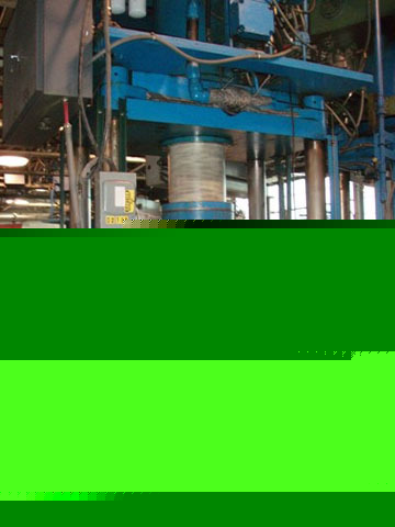 Lawton 200 ton 4-post hydraulic press