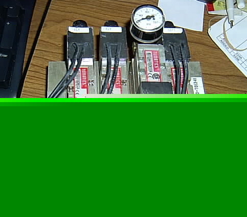 Lot numatics pneumatic solenoid valves w/ gages 