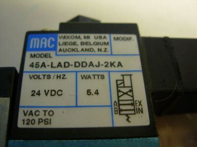 Mac valves solenoid/pilot valve 45A-lad-ddaj-2KA