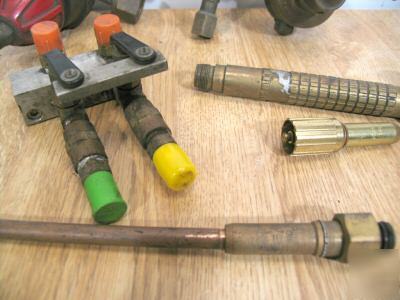 Misc. collection old gas welding items