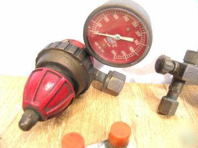 Misc. collection old gas welding items