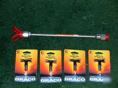 New graco ms ii 495 airless paint sprayer w/extras 
