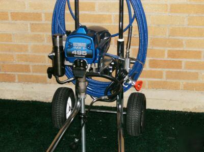 New graco ms ii 495 airless paint sprayer w/extras 