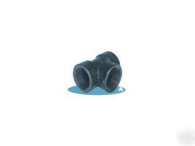 Schedule 80 poly threaded tee 1 1/4