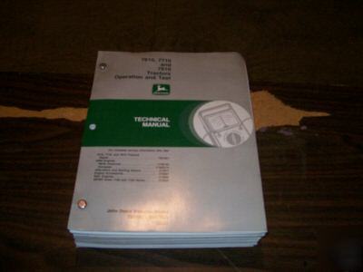 john DEERE7610,7710,7810 (oper&tests) technical manual