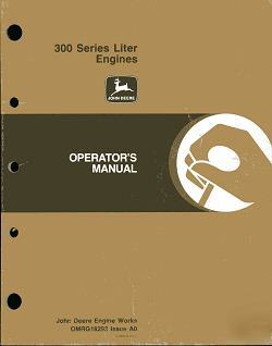 1989 john deere op manual- 300 series liter engines
