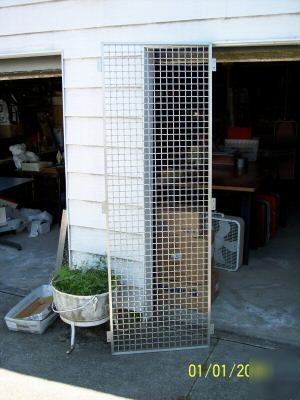 Aluminum panels with fence like centers 