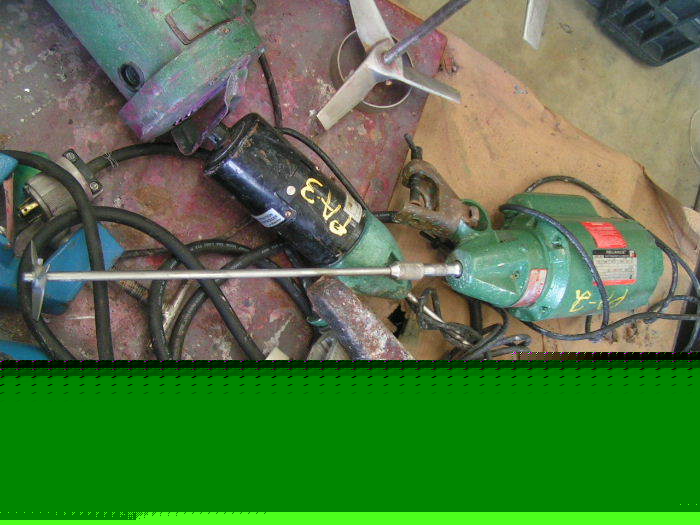 Clamp-on lightnin mixer agitator, model# S1U05T 1/15 hp