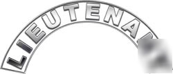 Helmet arcs rockers FF50 reflective lieutenant white