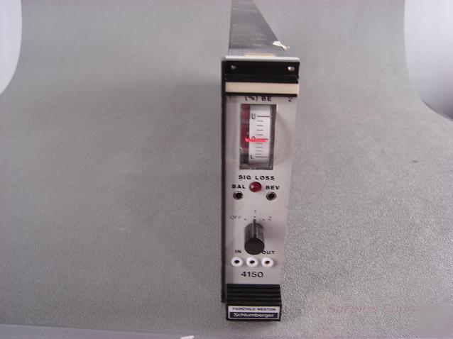 Schlumberger discriminator 4150 plug-in