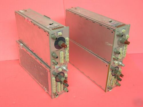 Tektronix 5B40 (2 each), 5B42 (2 each). time base p/i.