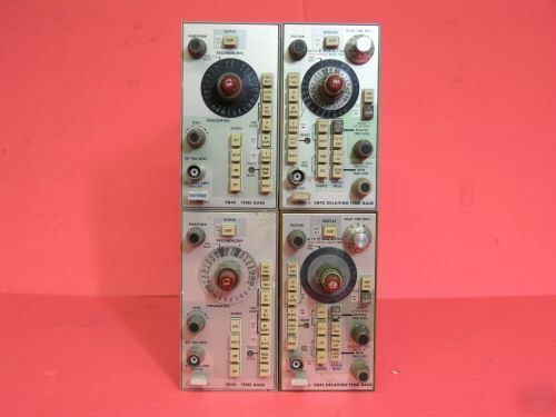 Tektronix 5B40 (2 each), 5B42 (2 each). time base p/i.