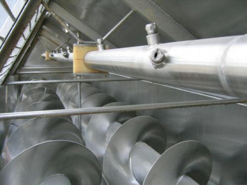 18â€ x 21â€™ thermo ss twin screw cooker/mixer (4739)