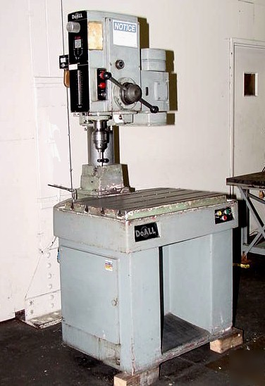 24' radial drill, doall dtr-28 tapping