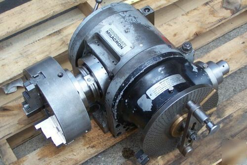 Big cincinnati indexing dividing head milling machine 