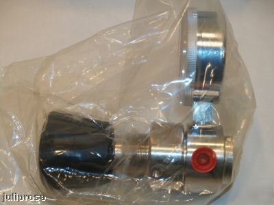 High purity line brass regulator 400 psi 0-25 del range