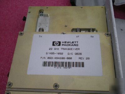 Hp digital microwave 23GHZ transceiver, amplifier, cpu