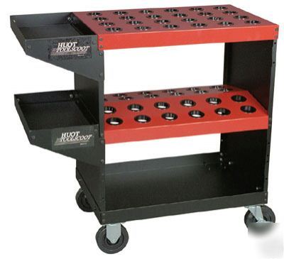 Huot toolscoot cnc tool cart for 40 taper tool holders
