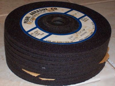 Industrial abrasive grinding wheels 9 each 7 inch size 