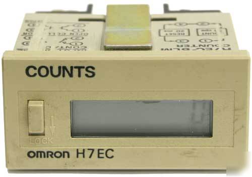 Omron H7EC-blm 6-digit 30CPS digital counter