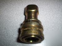 Pressure washer quick disconnect double shut off 3/8