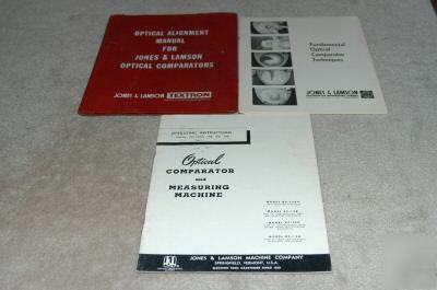 Various jones & lamson comparator catalogs