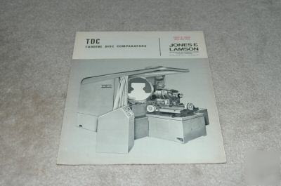 Various jones & lamson comparator catalogs