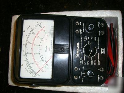 Vintage simpson 260 series 6 volt-ohm milliammeters w@w