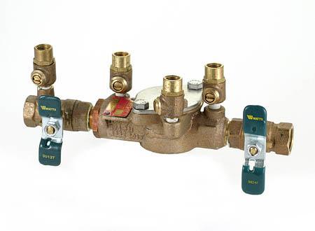 007QT 2 2 007M1QT backflow watts valve/regulator