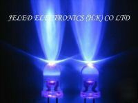 300PC 5MM bright ultra violet uv led lamp 2,500MCD f/s