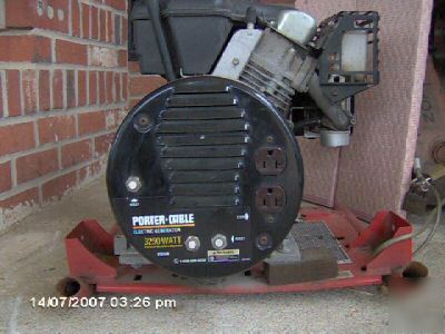 3250 watt gas generator 6.0 hp with recoil start