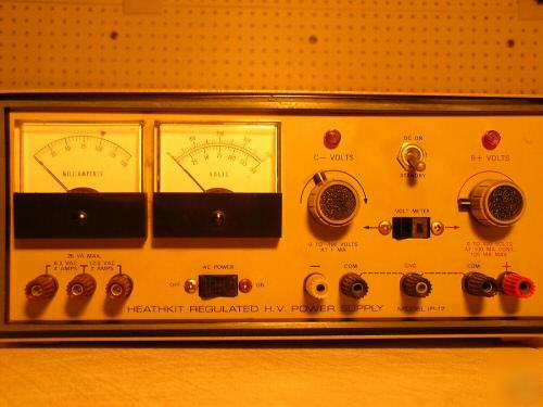 Heathkit ip-17 d.c. high voltage tube power supply