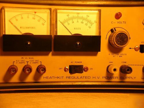 Heathkit ip-17 d.c. high voltage tube power supply