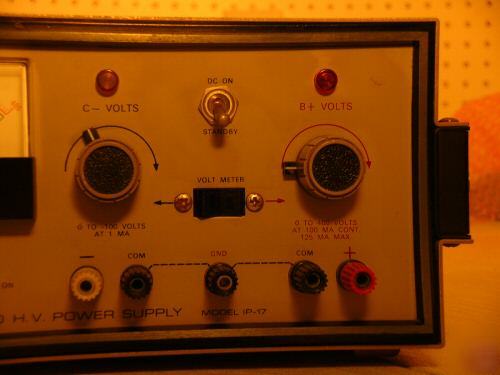 Heathkit ip-17 d.c. high voltage tube power supply