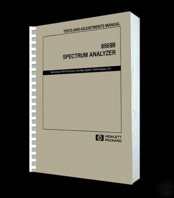 Hp - agilent 8569B operators-service VOL2 reprint + cd