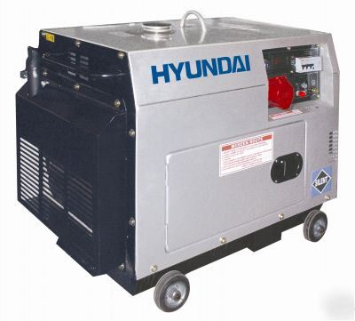 Hyundai silent series generator 5.3 kw - electric start