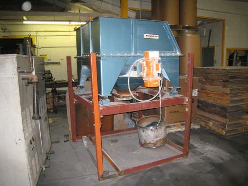 Metalfab inc. large vibrating hopper 