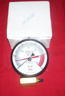 Natural gas test gauge 30 psi pressure max. 1