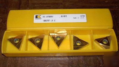 10 kennametal cutting insert DWG247006R01 02-3615 KC730