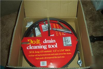50' sewer rod (flat)