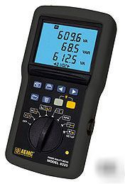 Aemc 8220 w/ MN93 single-phase power quality analyzer