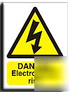 Electrocution risk sign-adh.vinyl-200X250MM(wa-052-ae)