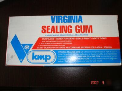 Lot of 9 virginia kmp sealing gum cat no vg-22 