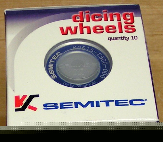 New k&s semitec diamond dicing blades box of 10