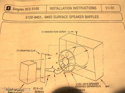 Simplex light oak speaker cover / baffle 5220-9452 