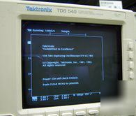 Tektronix tds 540 TDS540 digital oscilloscope, w/cert