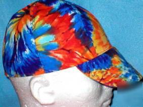 Welding biker hat hats cap caps tie dye