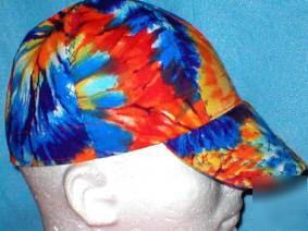 Welding biker hat hats cap caps tie dye